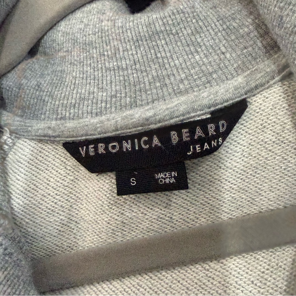 Veronica Beard Jumpsuit Finn French Terry Drawstring in Grey - Picture 7 of 8
